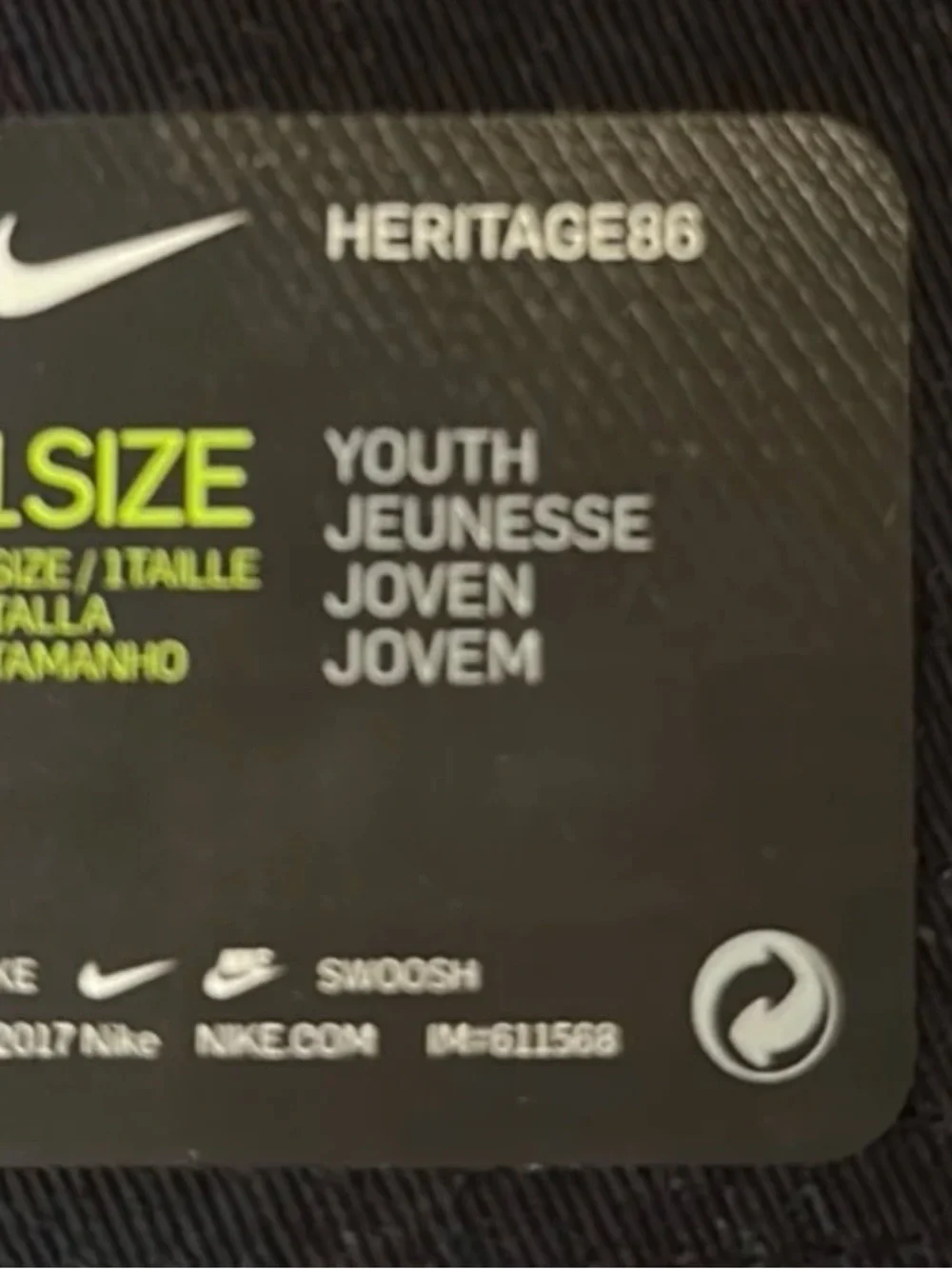 Nike | NWT Heritage86 Cap - Youth One Size